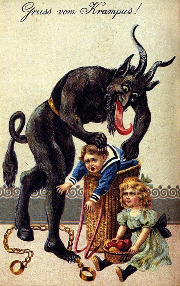 Gruss vom Krampus greeting card